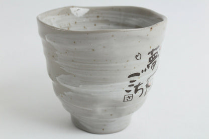 Mino ware Japanese Pottery Mug Cup Sleeping Cat Gray Sanaegama made in Japan