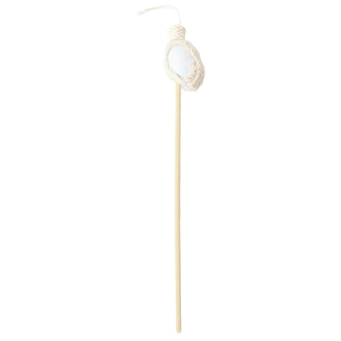 Cat Toothbrush Stick Silkworm Cocoon Head w/ Catnip Dental Care Toy made in Japan