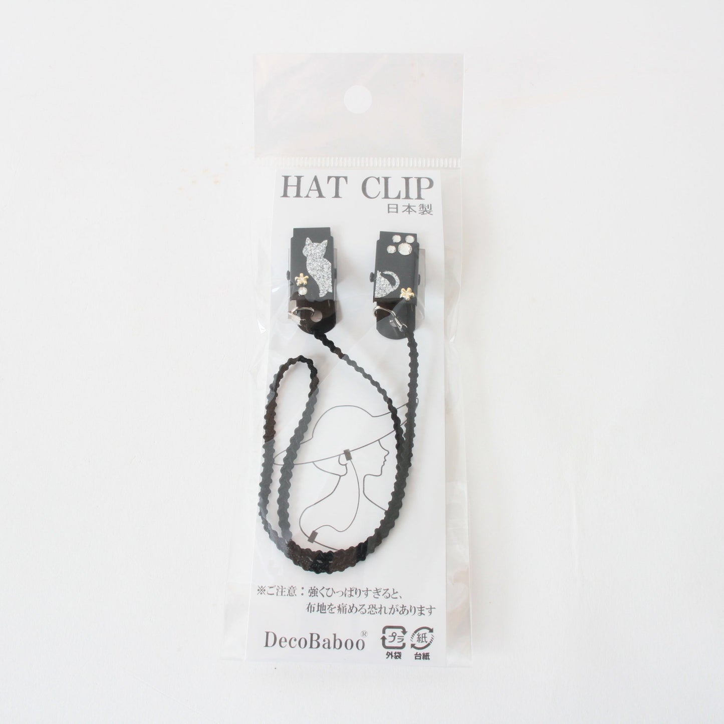 Glitter Cat Hat Clip – Made in Japan
