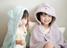 Cat Hooded Bath Towel (Pink) 100% cotton made in Japan