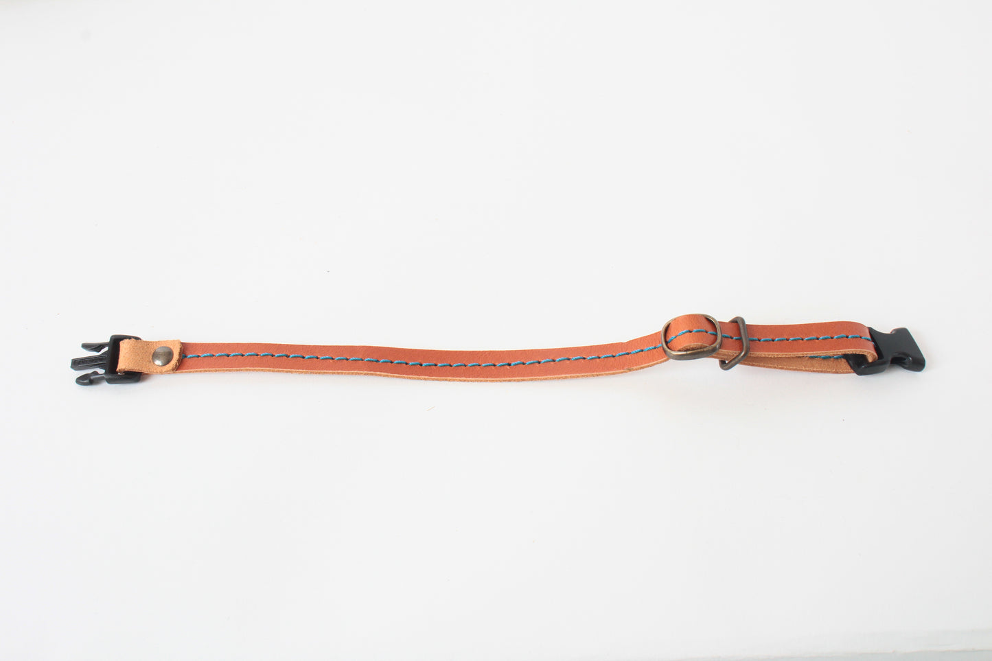 Japanese Genuine Leather Cat Collar Adjustable Camel made in Japan