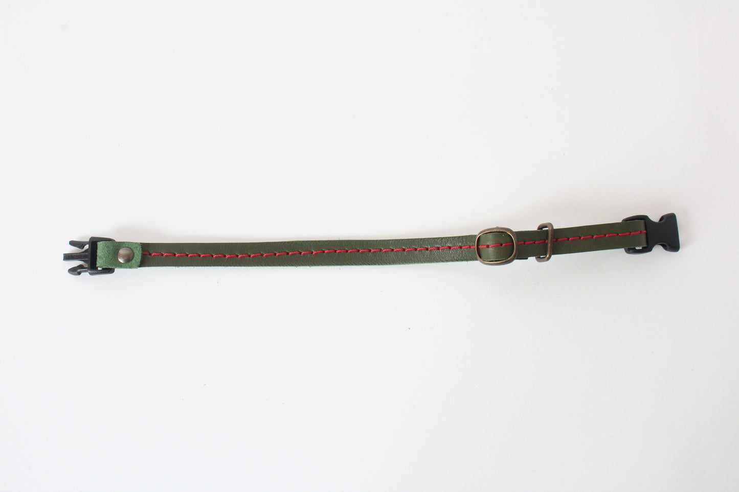 Japanese Genuine Leather Cat Collar Adjustable made in Japan
