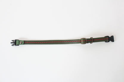 Japanese Genuine Leather Cat Collar Adjustable made in Japan