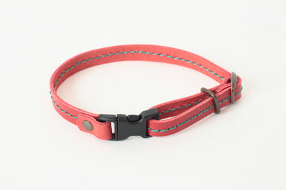 Japanese Genuine Leather Cat Collar Adjustable made in Japan