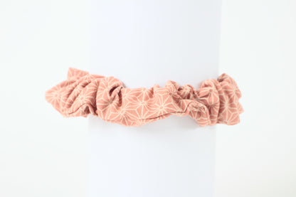 Cat Collar Japanese Elegant ChouChou Asanoha Flax-Leaf pattern Pink  w/ a Bell made in Japan