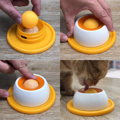 Taste-Ball Licking Feeder “Nyanko PeroPero” made in Japan