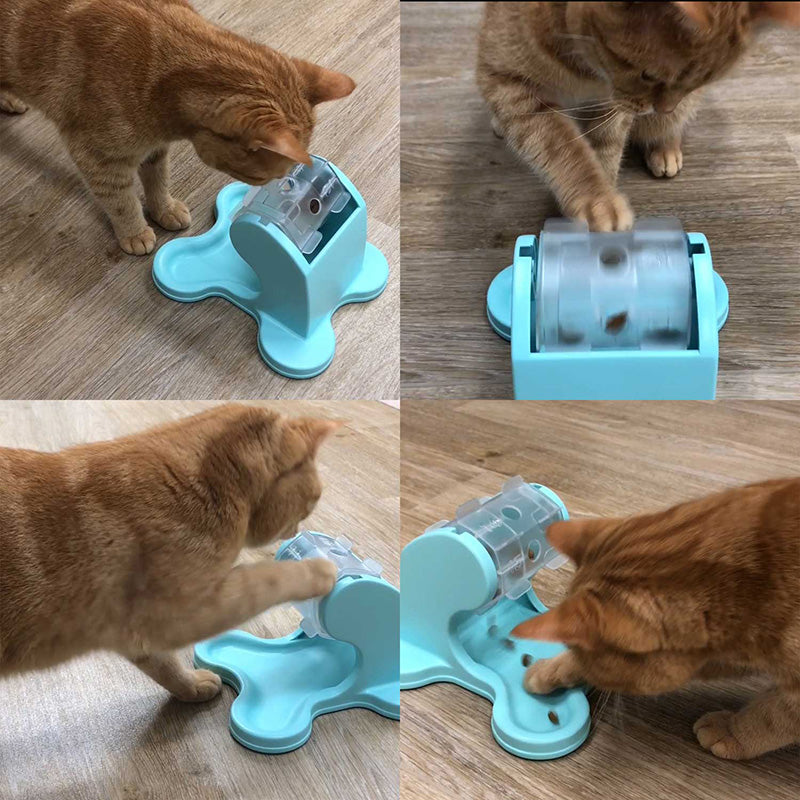 Spin-to-Dispense Feeder for Cats made in Japan