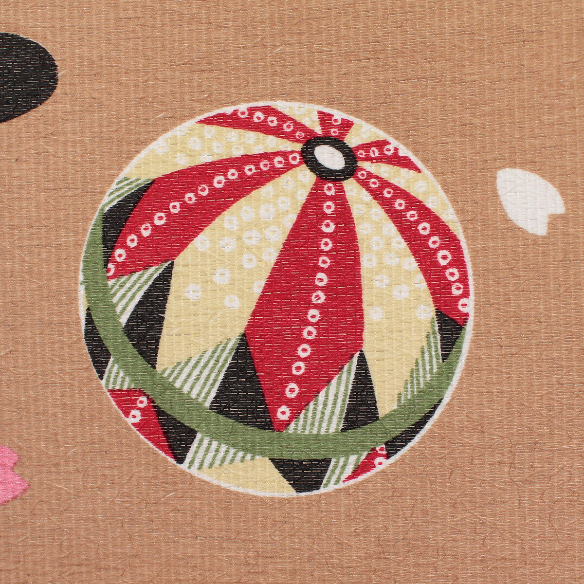 Japanese Noren Curtain – Lucky Cats with Sakura Blossom HANAMI Design