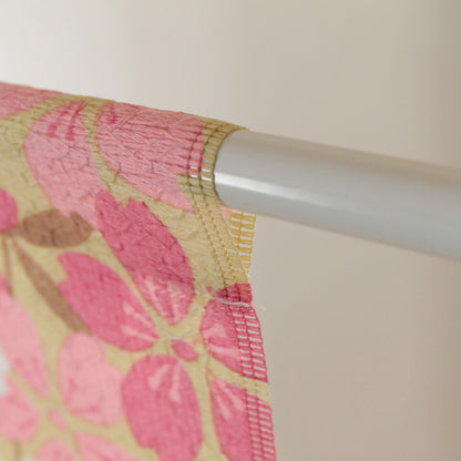 Japanese Noren Curtain – Lucky Cats with Sakura Blossom HANAMI Design