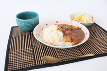 Mino ware Japanese Ceramics Large Round Plate Sleeping Cats Apricot Pink Made in Japan