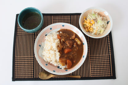 Mino ware Japanese Ceramics Large Round Plate Sleeping Cats Apricot Pink Made in Japan