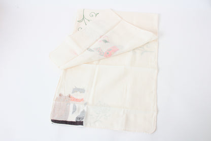Double Gauze Fluffy Tenugui Hand Towel Happy Cat Aoi Beckoning Cat 100% cotton made in Japan