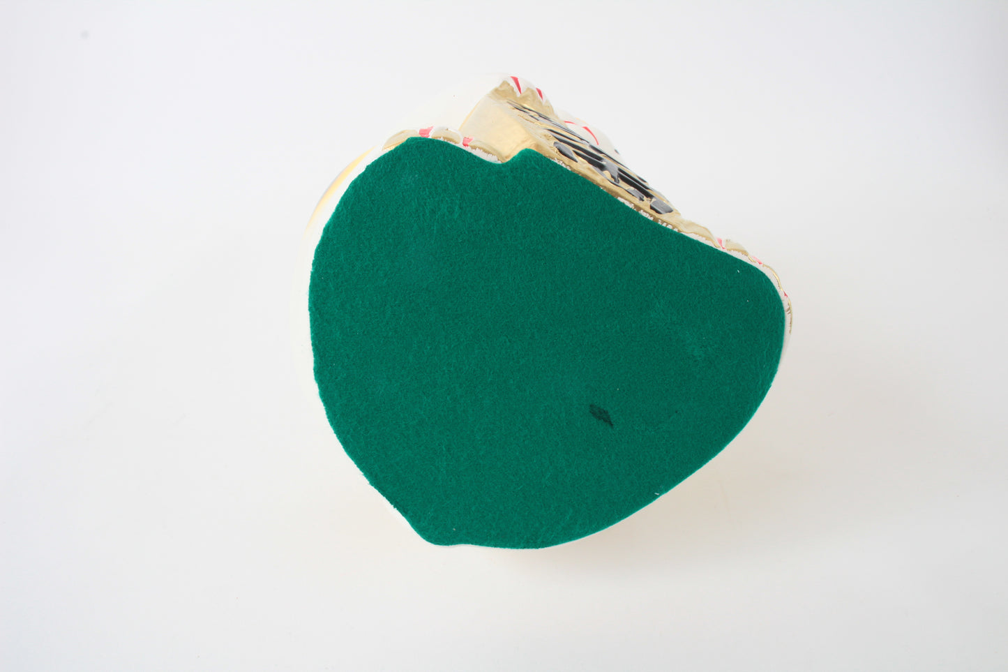 Seto ware Ceramics Manekineko Statue Beckoning Cat White with left paw raised holding Gold Koban Koin 9.6in made in Japan