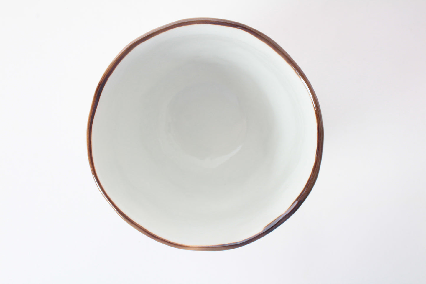 Mino ware Japanese Ceramic Hand-Drawn Yunomi Chawan Tea Cup Thanks Cat & Flowers Made in Japan