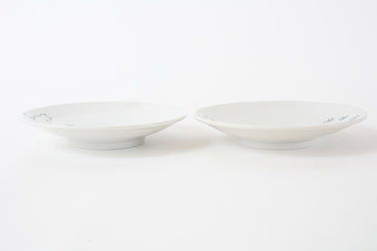 【2pcs set】Mino ware Japanese Ceramics Pair Plate Wire Art Cat Black Set of Two made in japan