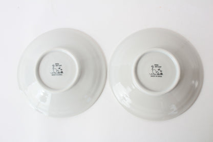 【2pcs set】Mino ware Japanese Ceramics Pair Plate Wire Art Cat Black Set of Two made in japan