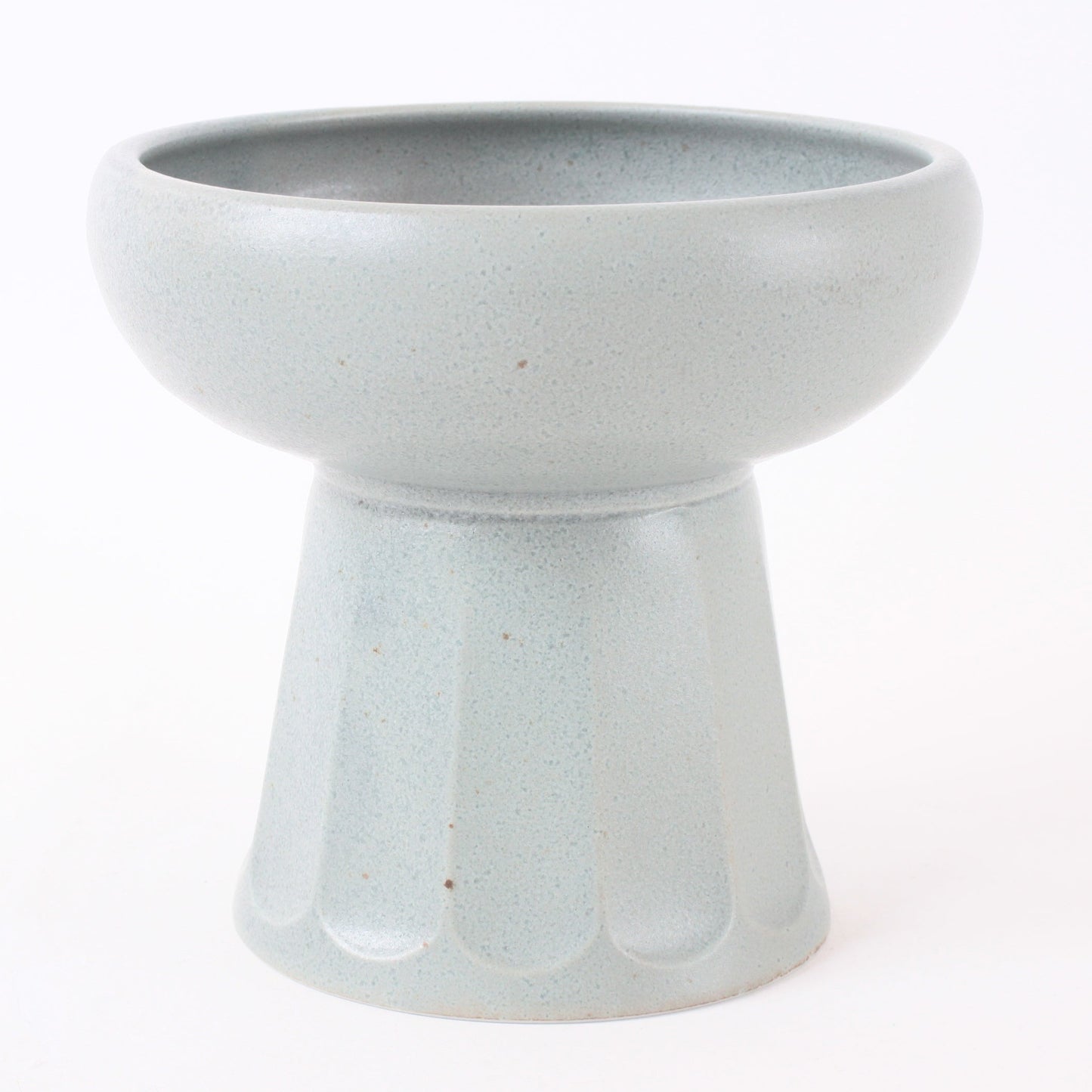 Mino ware Japanese Pottery Cat Food Bowl Food Vessel Slate Gray Made in Japan