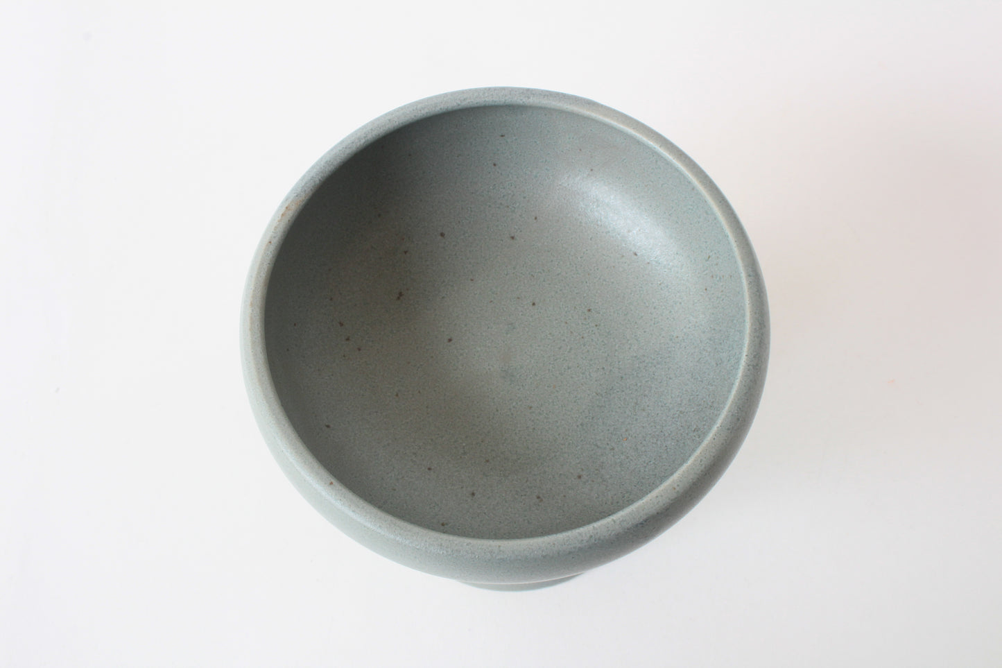 Mino ware Japanese Pottery Cat Food Bowl Food Vessel Slate Gray Made in Japan