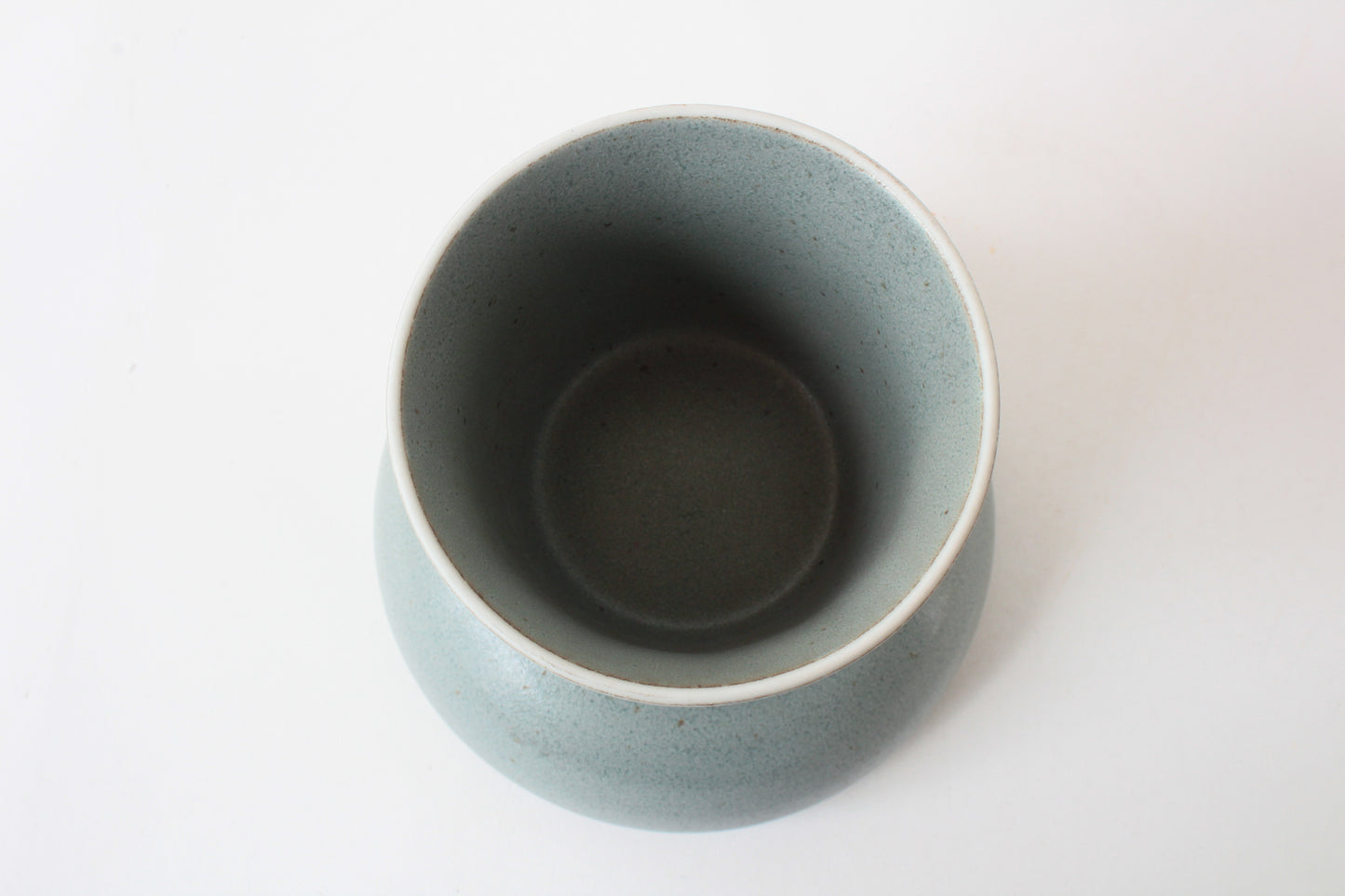 Mino ware Japanese Pottery Cat Food Bowl Food Vessel Slate Gray Made in Japan