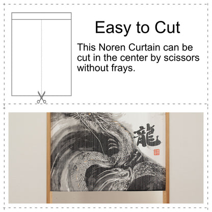 Japanese Noren Curtain – Ukiyo-e by Utagawa Kuniyoshi “Cats Suggested as the Fifty-three Stations of the Tōkaidō”